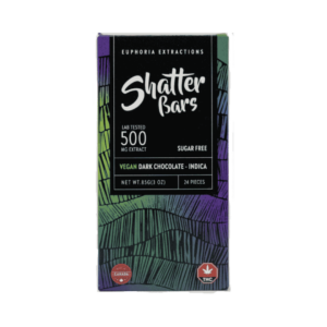 Euphoria Extractions ShatterBar Indica  - 500mg - Toffee Crunch
