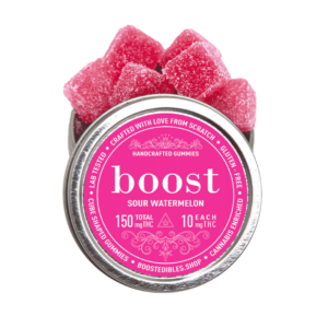 Boost Edibles - 150mg THC - Sour Watermelon Gummies