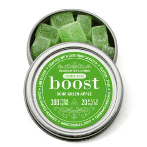Boost Edibles - 300mg THC - Sour Green Apple