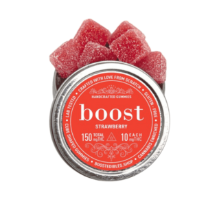 Boost Edibles - 150mg THC - Strawberry Gummies