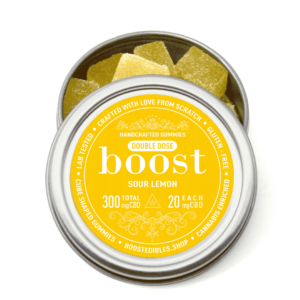 Boost CBD Edibles - 300mg - Sour Lemon
