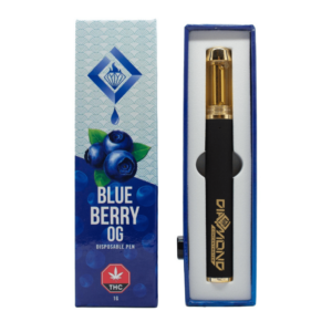 Diamond Concentrates Distillate Disposable Pen - 1g - Blueberry OG