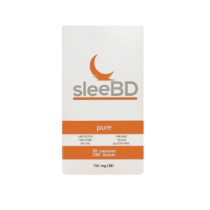 SleeBD CBD & Melatonin Capsules - 750mg - Pure