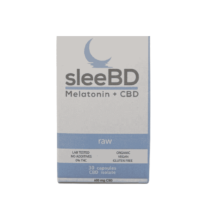 SleeBD CBD & Melatonin Capsules - 600mg - Raw