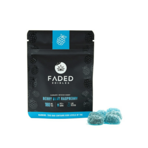 Faded Cannabis Co. Gummies - 180mg - Blue Raspberry