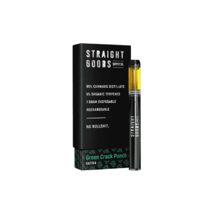 Straight Goods Supply Co. Distillate Disposable Pen - 1g - Green Crack Punch