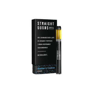 Straight Goods Supply Co. Distillate Disposable Pen - 1g - Blueberry Cookies