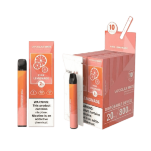 Vaporlax Disposable Nicotine Vape Pen - 800 Puffs - 20mg/mL - Pink Lemonade