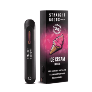 Straight Goods Supply Co. Distillate Disposable Pen - 2g - Ice Cream