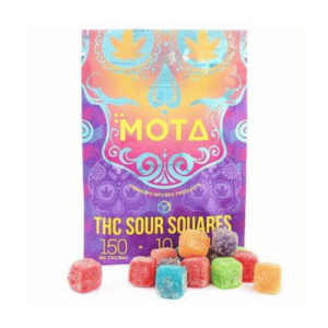 Mota Squares - 150mg THC - Sour