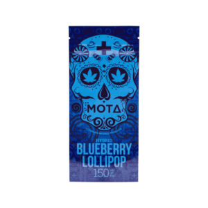 Mota Hybrid Lollipop - 150mg THC - Blueberry