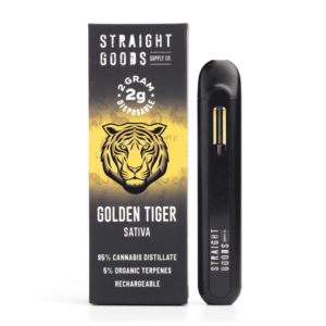 Straight Goods Supply Co. Distillate Disposable Pen - 2g - Golden Tiger
