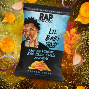 Rap Snacks All in Potato Chips - 2.5 Oz - Lil Baby