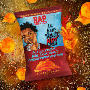 Rap Snacks All in Hot Potato Chips - 2.5 Oz - Lil Baby