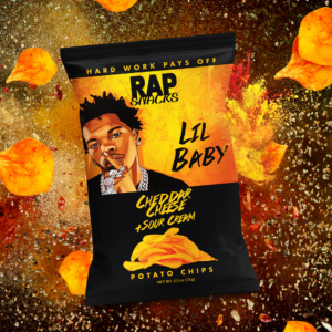 Rap Snacks Lil Baby Cheddar Cheese & Sour Cream Potato Chips
