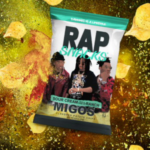 Rap Snacks Migos Sour Cream with a Dab of Ranch Potato Chips