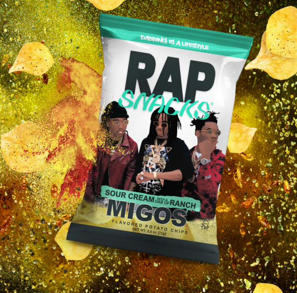 Rap Snacks Migos Sour Cream with a Dab of Ranch Potato Chips