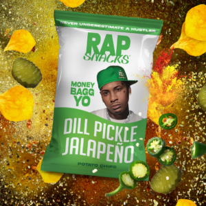 Rap Snacks Dill Pickle Jalapeño Potato Chips- 2.5 Oz - Moneybagg Yo