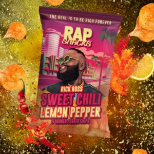 Rap Snacks Sweet Chili Lemon Pepper Potato Chips - 2.5oz - Rick Ross