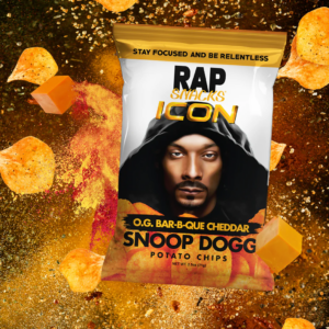 Rap Snacks Cheddar Barbeque Potato Chips – 2.5oz - Snoop Dogg