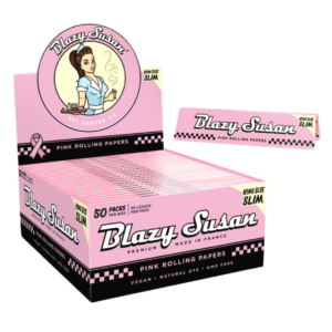 Blazy Susans - King Size Pink Slim Papers