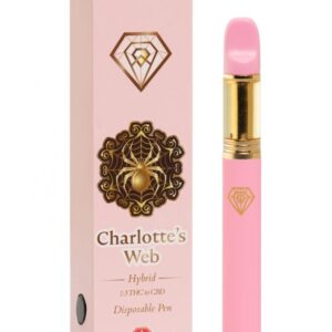 Diamond Concentrates Distillate Disposable Pen 1:1 THC:CBD - 1g - Limited Edition - Charlotte's Web