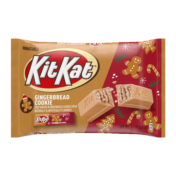 Kitkat® Gingerbread Cookie Miniatures Candy Bars