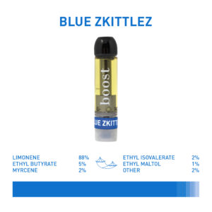 Boost THC Vape Cartridges - 1g - Blue Zkittlez