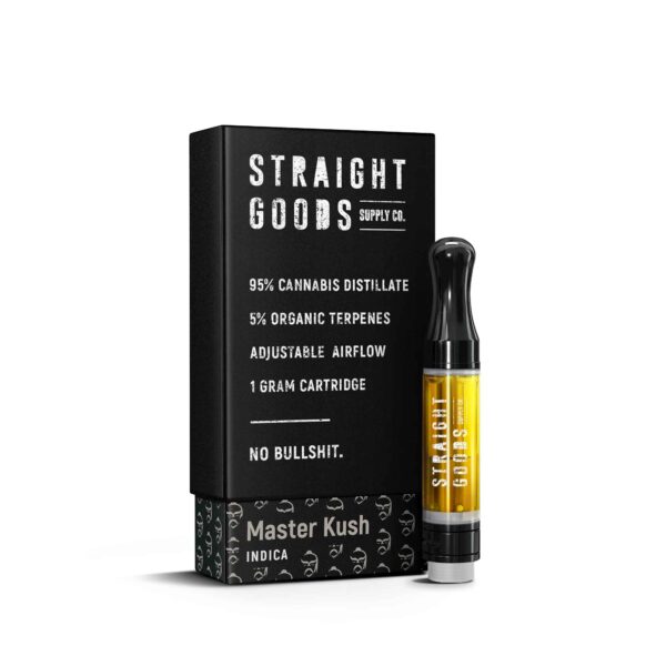 Straight Goods Supply Co. Distillate Disposable Pen - 1g - Master Kush