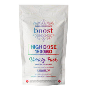 Boost High Dose Gummies - 1500mg THC - Variety Pack