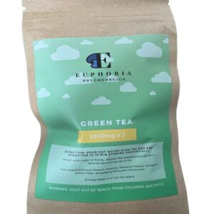 Euphoria Psychedelics - Green Tea Bags - 2 x 1000mg Psilocybin