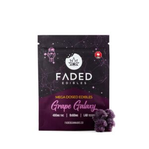 Faded Cannabis Co. Mega Dosed Astros – 480mg - Grape Galaxy