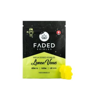 Faded Cannabis Co. Mega Dosed Astros – 480mg - Lemon Venus