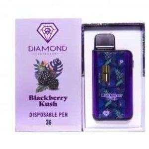 Diamond Concentrates Distillate Disposable Pen - 3g - Blackberry Kush