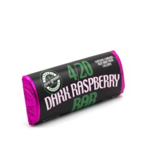 Gone Green 4/20 Bars - 300mg THC - Dark Raspberry Chocolate