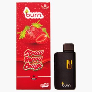 Burn Disposable Vape - 3g - Strawberry Cough (Sativa)
