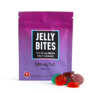 Jelly Bites Extra Strength - 500mg THC - Indica