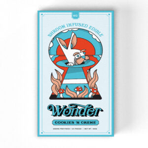 Wonder Psilocybin Chocolate Bar - 6000mg - Cookies ‘N Creme