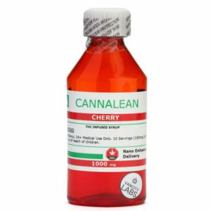 Cannalean – 1000mg - Cherry THC Infused Syrup