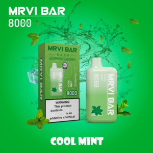 MRVI Bar Rechargeable & Disposable 50mg Nic - 8000 puffs - Cool Mint