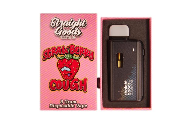 Straight Goods Disposable Vape Pen – 3g - Strawberry Cough